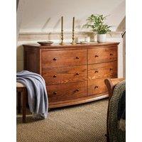 Cotswold Company Winchcombe 6 Drawer Chest Dark Brown