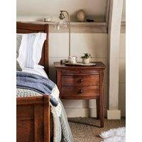 Cotswold Company Winchcombe 2 Drawer Bedside Table Dark Brown