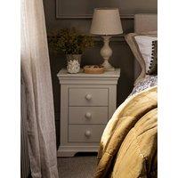 Cotswold Company Chantilly 3 Drawer Bedside Table White