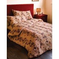 Rockett St George Pure Cotton 180 Thread Count Patterned Duvet Cover Cream Mix