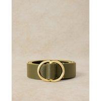 White Stuff Leather Jeans Belt Green