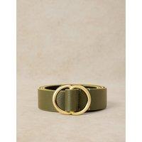 White Stuff Leather Jeans Belt Green