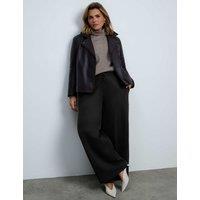 Live Unlimited London Leather Biker Jacket Chocolate