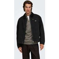 ONLY & SONS Canvas Harrington Jacket Black