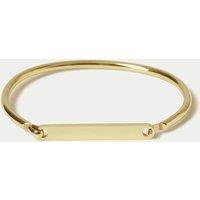 M&S Flat Fron Bangle Gold