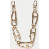 M&S Wave Link Wallet Chain Gold
