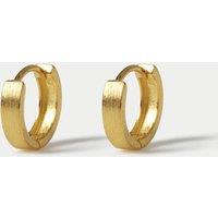 M&S Stainless Clicker Hoops Gold