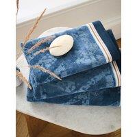 Bedeck of Belfast Pure Cotton Sutton Towel Blue Denim
