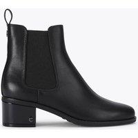 Carvela Leather Block Heel Ankle Boots Black