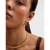 Katie Loxton Gold Plated Bow Stud Earrings Gold