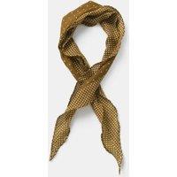 M&S Warm Small Brown Polka Scarf Brown Mix