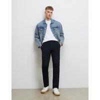 River Island Slim Fit Stretch Chinos Navy