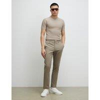 River Island Slim Fit Stretch Chinos Beige