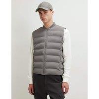 River Island Padded Quilted Gilet Grey