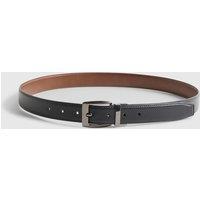 River Island Leather Reversible Belt Black