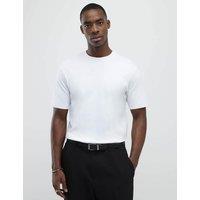 River Island Muscle Fit Pure Cotton T-Shirt White