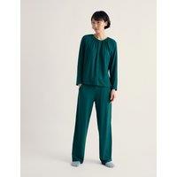 Seasalt Cornwall Modal Rich Jersey Pyjama Set Teal