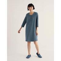 Seasalt Cornwall Cotton Rich Striped Nightdress Blue Mix