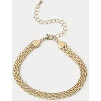 Autograph Entry Textured Bangle Gold