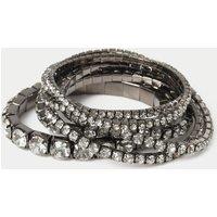 M&S Gunmetal Crystal Cupchain Wristwear Pack Dark Grey