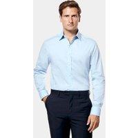 Hawes & Curtis Slim Fit Non Iron Pure Cotton Shirt Blue