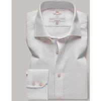 Hawes & Curtis Slim Fit Pique Non Iron Shirt White