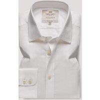 Hawes & Curtis Slim Fit Pure Cotton Herringbone Dress Shirt White