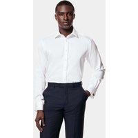 Hawes & Curtis Regular Fit Non Iron Pique Shirt White