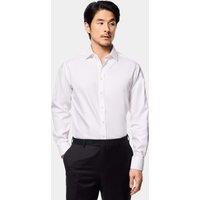 Hawes & Curtis Regular Fit Pure Cotton Herringbone Shirt White