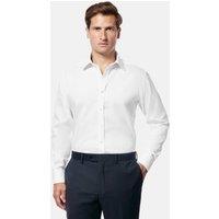 Hawes & Curtis Slim Fit Non Iron Pure Cotton Textured Shirt White