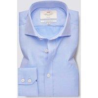 Hawes & Curtis Regular Fit Non Iron Dobby Shirt Blue