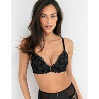 Pour Moi Push Up Plunge Padded Bra Black