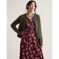 Seasalt Cornwall Merino Wool Rich Cardigan Khaki