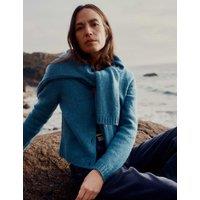 Seasalt Cornwall Merino Wool Rich Cardigan Dark Blue