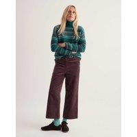 Seasalt Cornwall Merino Wool Rich Striped Jumper Green Mix