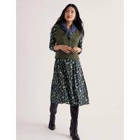 Seasalt Cornwall Wool Rich V-Neck Knitted Vest Khaki Mix