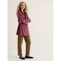 Seasalt Cornwall Cotton Rich Floral Notch Neck Tunic Pink Mix