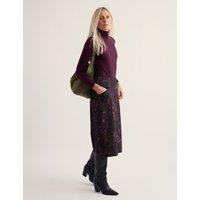 Seasalt Cornwall Cotton Rich Roll Neck Top Dark Purple