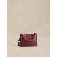 White Stuff Leather Cross Body Bag Red