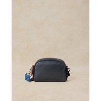 White Stuff Leather Cross Body Bag Navy