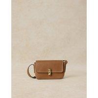 White Stuff Leather Mini Cross Body Bag Tan