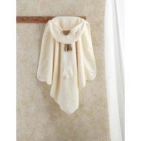 Mamas & Papas Pure Cotton Hooded Duck Towel Cream