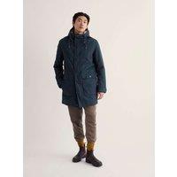 Seasalt Cornwall Pure Cotton Waterproof Coat Navy