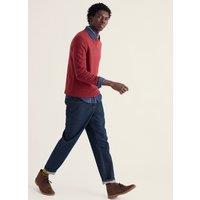 Seasalt Cornwall Prow Merino Wool Rich Crew Neck Jumper Red