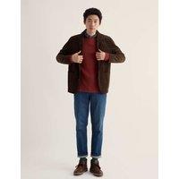 Seasalt Cornwall Relaxed Fit Pure Cotton Textured Blazer Dark Brown