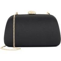 Dune London Chain Strap Clutch Bag Black