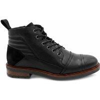 Jones Bootmaker Wide Fit Leather Casual Boots Black