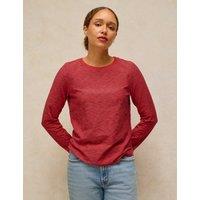 White Stuff Pure Cotton Top Pink Mix