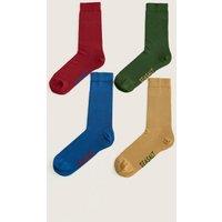 Seasalt Cornwall 4 Pack Smart Socks Multi