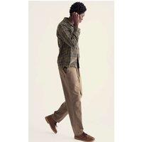 Seasalt Cornwall Regular Fit Pure Cotton Elasticated Waist Trousers Light Brown